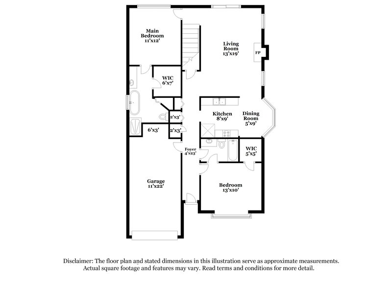 1,740/Mo, 6717 Newgate Cir E Jacksonville, FL 32244 Floor Plan View 2