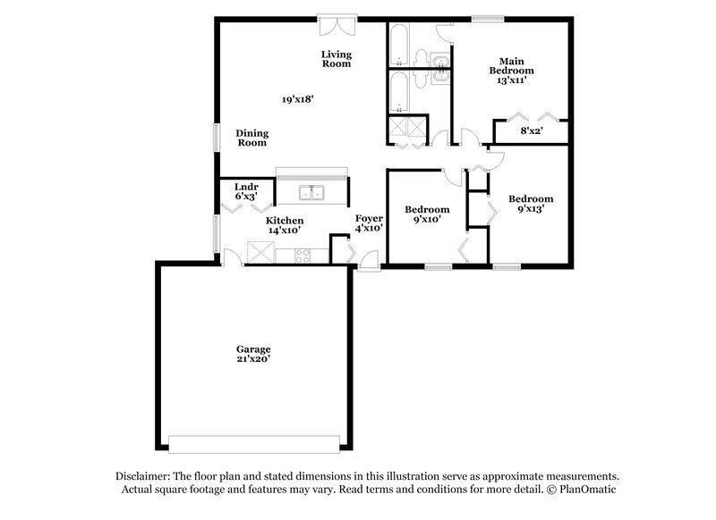 1,905/Mo, 10752 Knottingby Dr Jacksonville, FL 32257 Floorplan View
