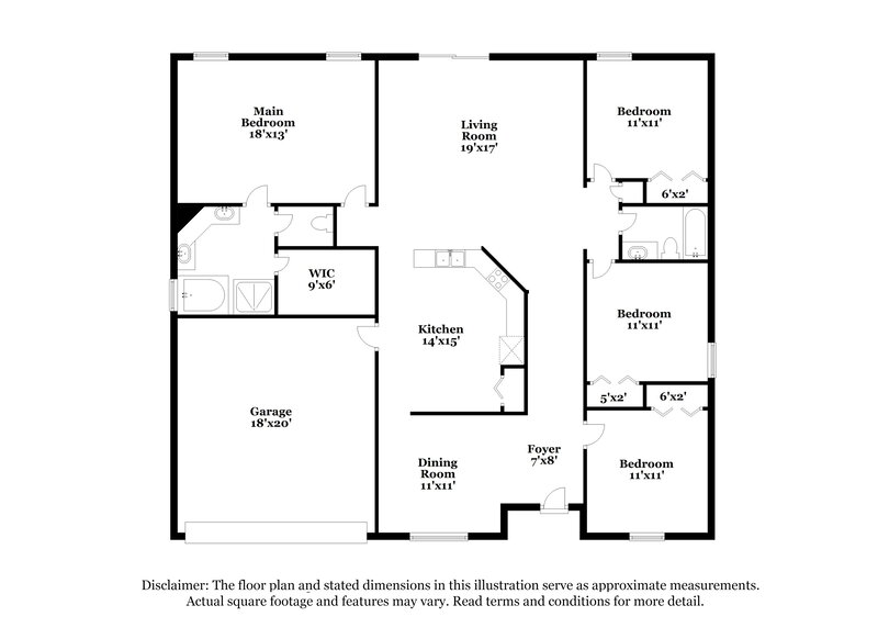 0/Mo, 14090 Crestwick Dr W Jacksonville, FL 32218 Floor Plan View