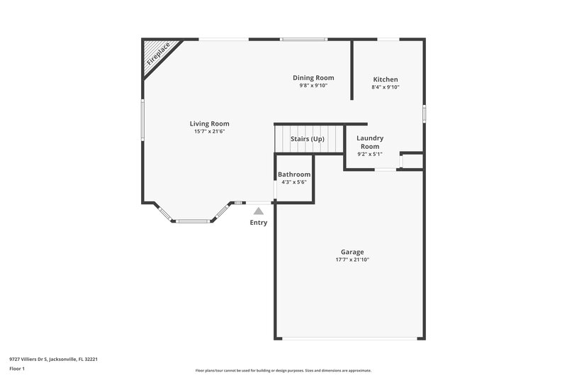 1,650/Mo, 9727 Villiers Dr S Jacksonville, FL 32221 Floor Plan View