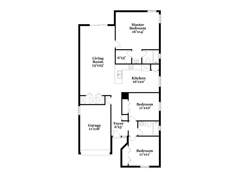2,005/Mo, 282 Aquarius Cir W Jacksonville, FL 32216 Floor Plan View