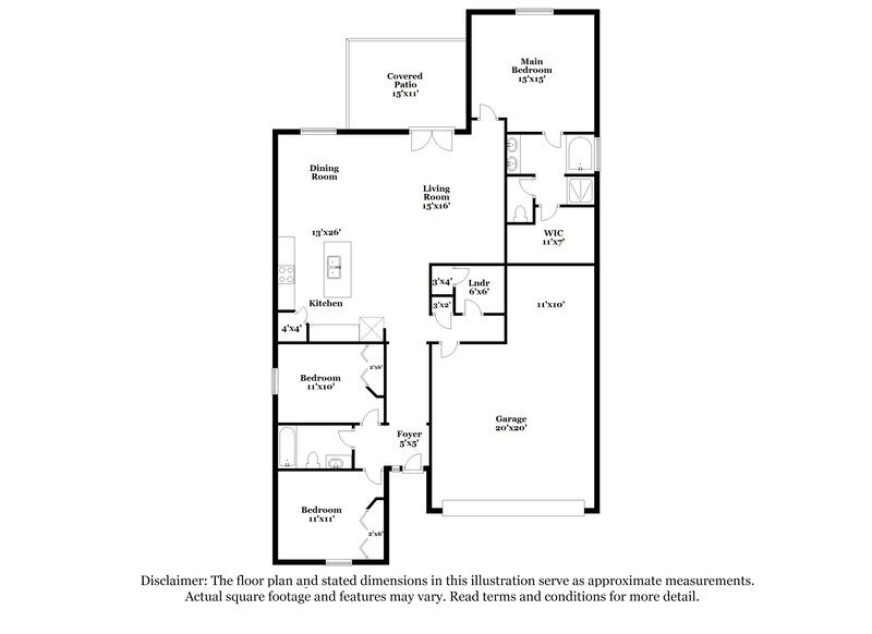 1,935/Mo, 1466 Royal Dornoch Dr Jacksonville, FL 32221 Floorplan View