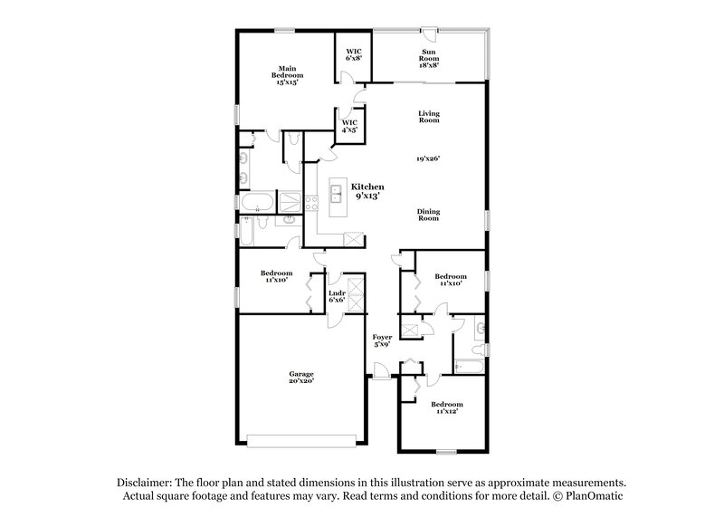 0/Mo, 9680 Lovage Lane Jacksonville, FL 32219 Floor Plan View