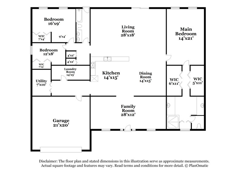 2,310/Mo, 24 Robin Bay Dr Saint Augustine, FL 32092 Floor Plan View