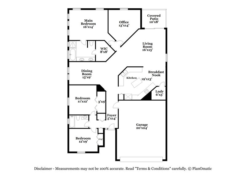 2,030/Mo, 1098 Maple Ln Orange Park, FL 32065 Floor Plan View