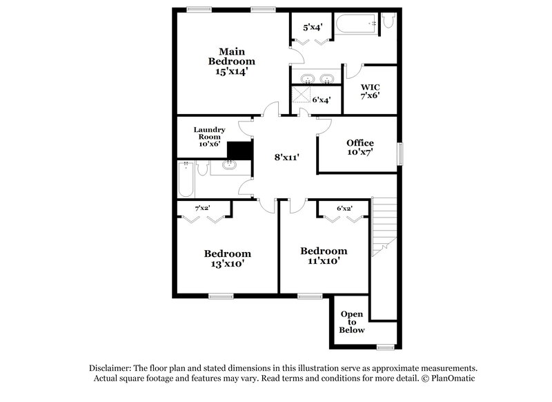 2,525/Mo, 8414 Meadow Walk Ln Jacksonville, FL 32256 Floor Plan View 2