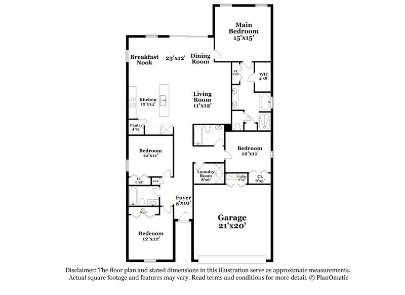 3,060/Mo, 2269 Eagle Perch Pl Fleming Island, FL 32003 Floor Plan View