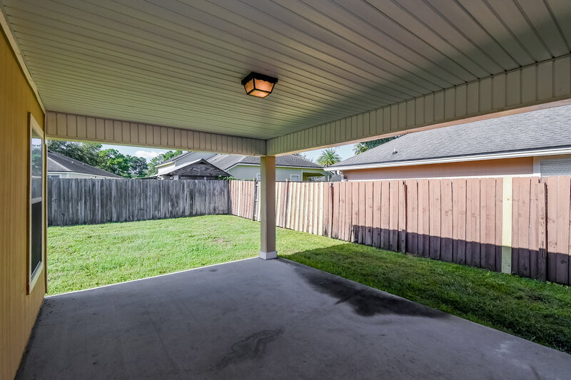 1,845/Mo, 1258 Bedrock Dr Orange Park, FL 32065 Covered Patio View