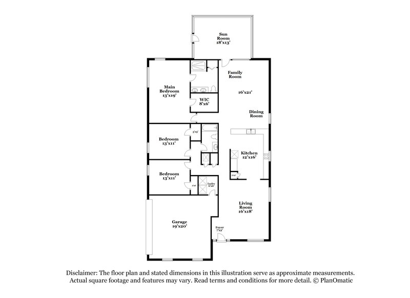 1,875/Mo, 6248 Ironside Dr N Jacksonville, FL 32244 Floorplan View