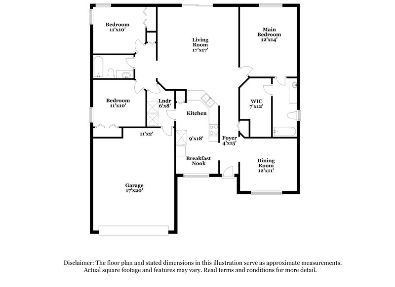2,630/Mo, 3664 Arava Dr Green Cove Springs, FL 32043 Floor Plan View