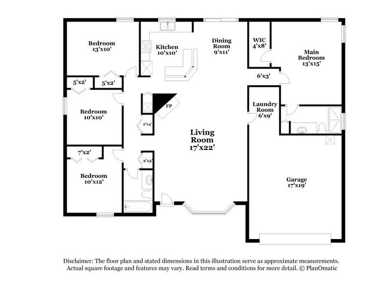 1,850/Mo, 1225 Peabody Dr E Jacksonville, FL 32221 Floor Plan View