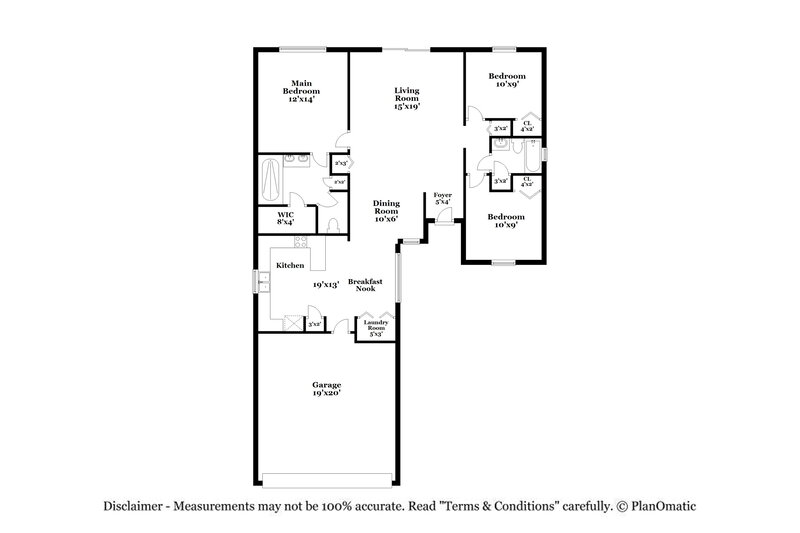 1,600/Mo, 7019 Cane Grass Ln W Jacksonville, FL 32244 Floor Plan View