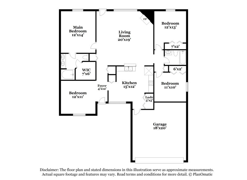 2,500/Mo, 3427 Bristol Bridge Rd Orange Park, FL 32073 Floor Plan View