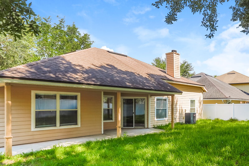 2,840/Mo, 3349 Horseshoe Trail Dr Orange Park, FL 32065 Rear View 2