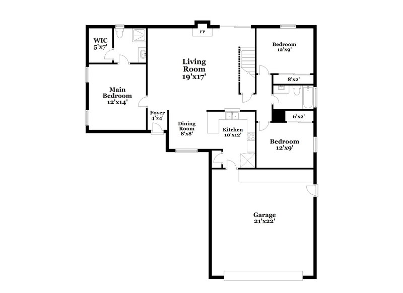 1,945/Mo, 560 William Ellery St Orange Park, FL 32073 Floor Plan View