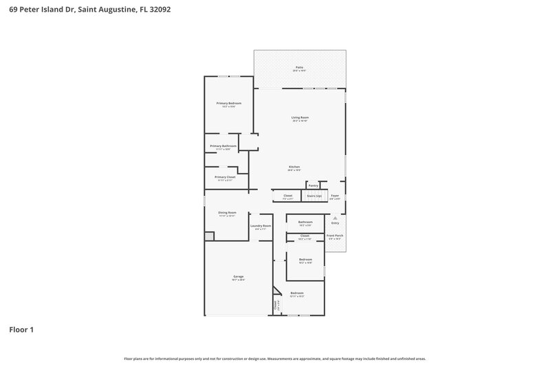 2,635/Mo, 69 Peter Island Dr Saint Augustine, FL 32092 Floorplan View