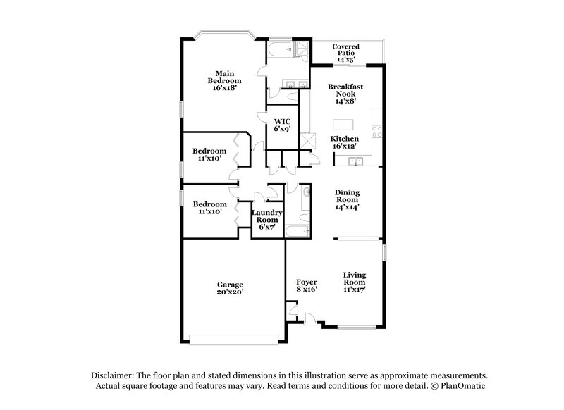 1,980/Mo, 1926 Old Moss Ln Middleburg, FL 32068 Floor Plan View