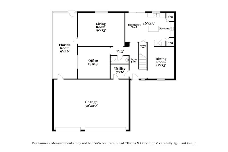 2,085/Mo, 4131 Half Moon Cir Middleburg, FL 32068 Floor Plan View 2
