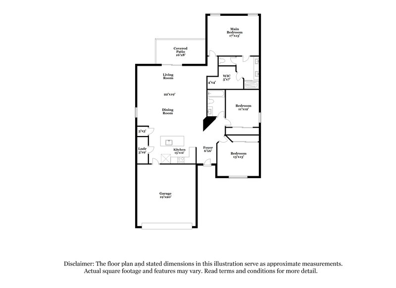 2,005/Mo, 1507 Julia St Green Cove Springs, FL 32043 Floor Plan View
