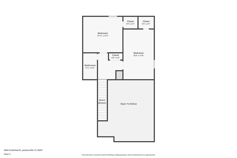 2,195/Mo, 4564 Cinderbed Dr Jacksonville, FL 32257 Floor Plan View 2