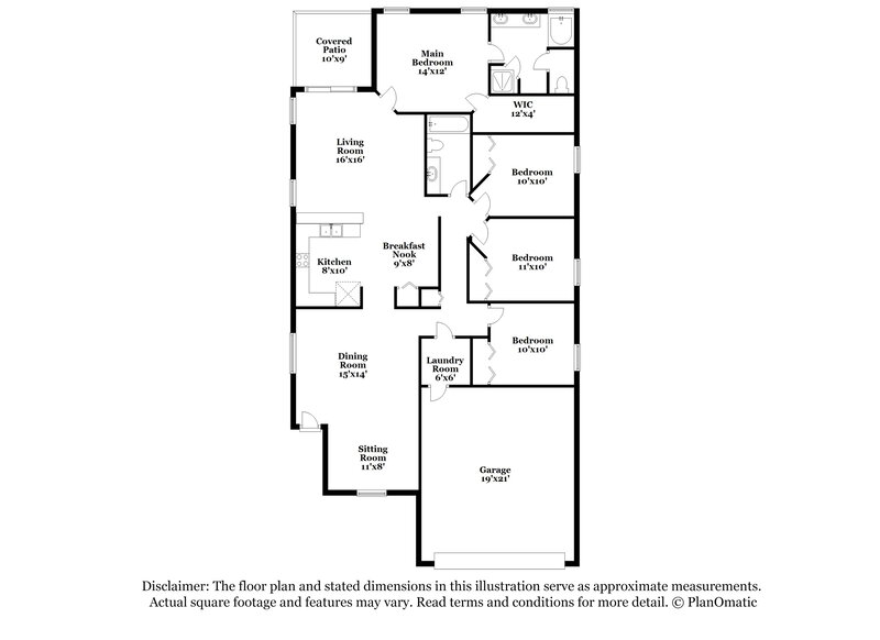 1,795/Mo, 1567 Canopy Oaks Dr Orange Park, FL 32065 Floor Plan View