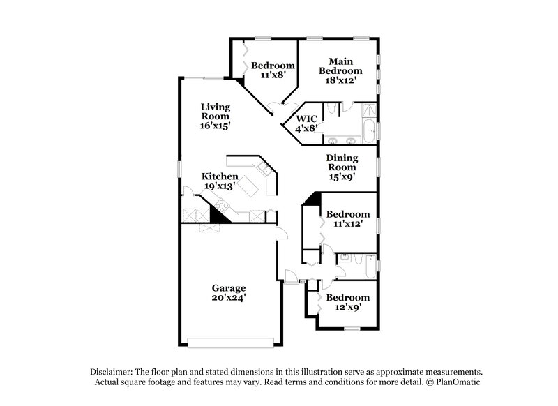 1,975/Mo, 10159 Carriage House Ct Jacksonville, FL 32221 Floor Plan View