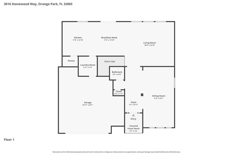 0/Mo, 3016 Stonewood Way Orange Park, FL 32065 Floor Plan View