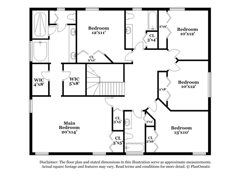 2,850/Mo, 3016 Stonewood Way Orange Park, FL 32065 Floorplan View 2