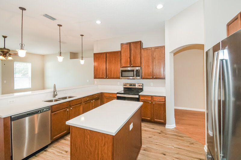 2,030/Mo, 15865 Twin Creek Dr Jacksonville, FL 32218 Kitchen View 2