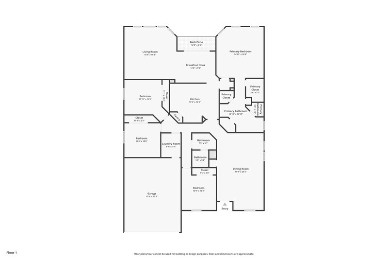 3,160/Mo, 9446 Maidstone Mill Dr E Jacksonville, FL 32244 Floor Plan View