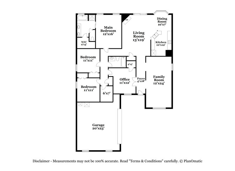 2,115/Mo, 758 Hickory Manor Dr Jacksonville, FL 32225 Floor Plan View