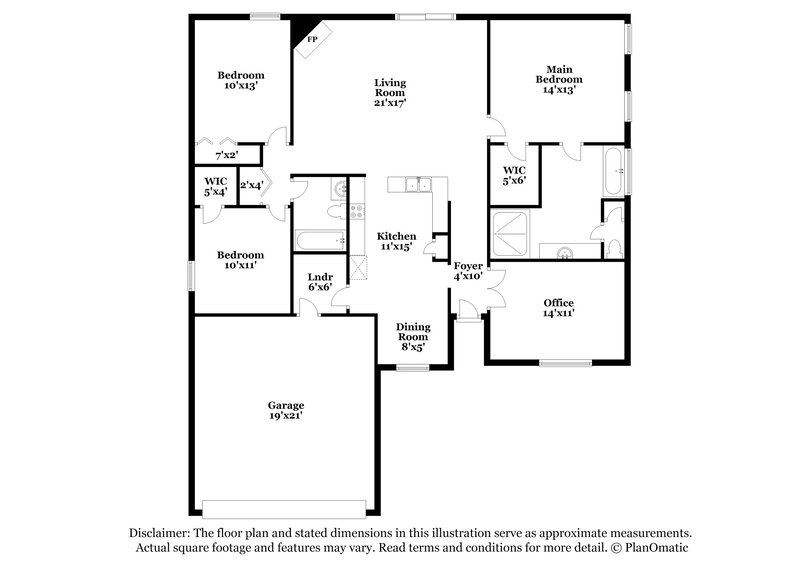 1,995/Mo, 11289 Finchley Ln Jacksonville, FL 32223 Floor Plan View
