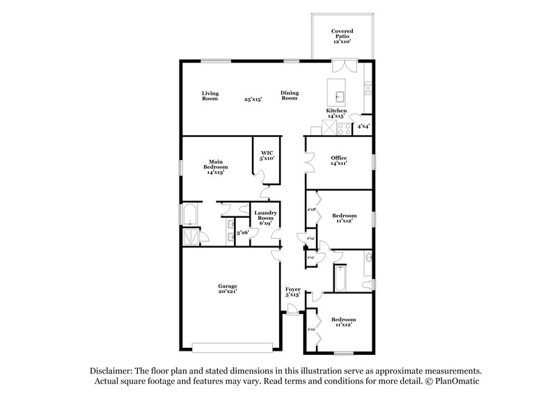 2,105/Mo, 1030 Wetland Ridge Cir Middleburg, FL 32068 Floorplan View