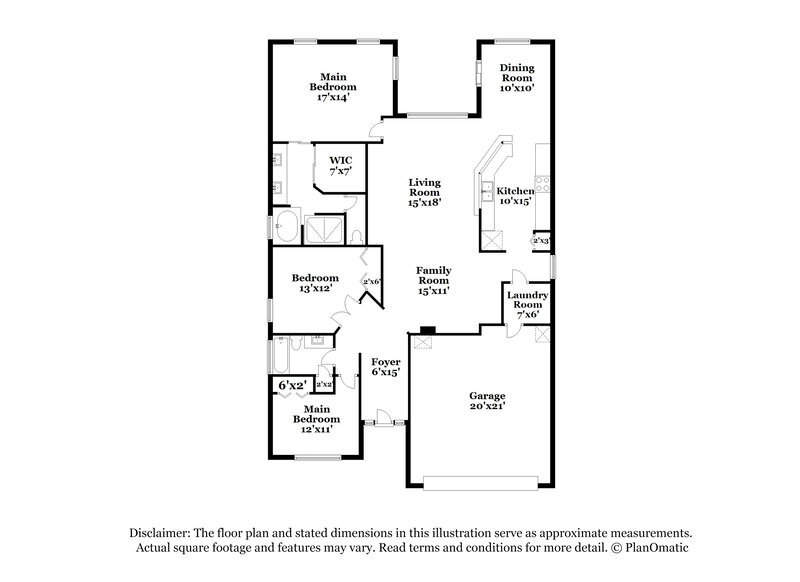 2,560/Mo, 245 N Lake Cunningham Ave Saint Johns, FL 32259 Floor Plan View
