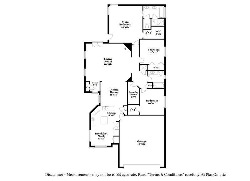 2,295/Mo, 5060 Cape Elizabeth Ct W Jacksonville, FL 32277 Floor Plan View