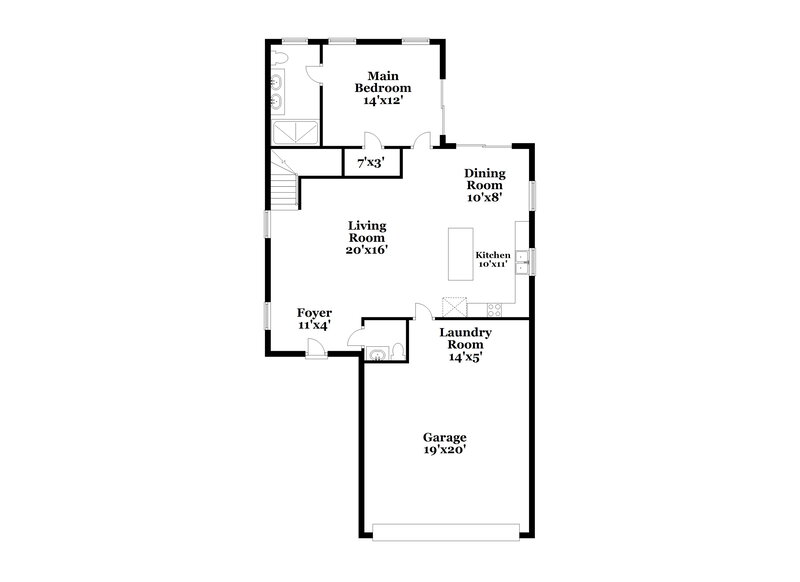 1,985/Mo, 410 Mahoney Loop Orange Park, FL 32065 Floor Plan View