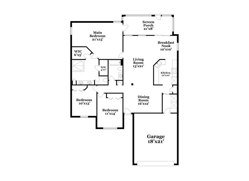 2,345/Mo, 4655 Brandy Oak Ct Jacksonville, FL 32257 Floor Plan View