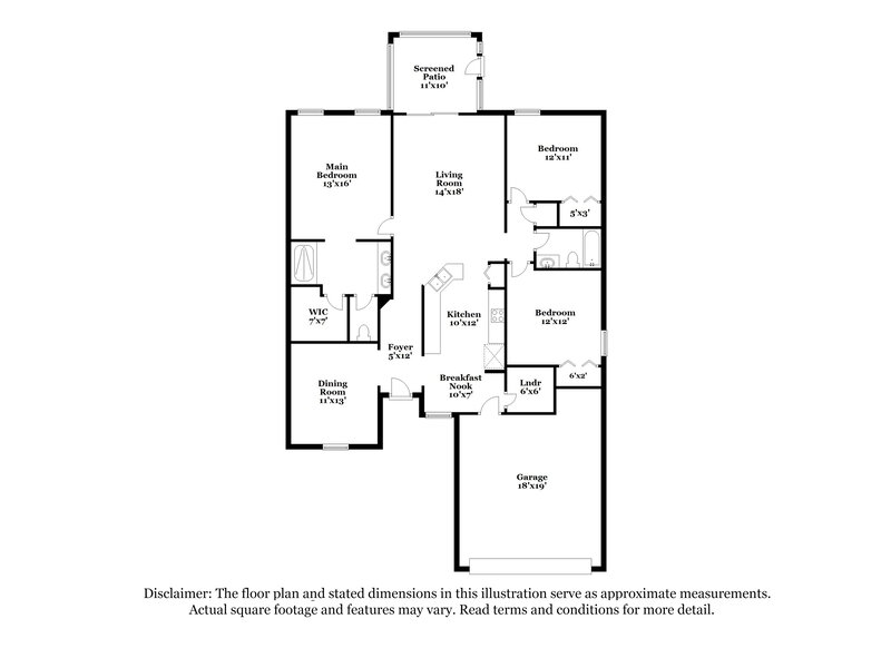 1,955/Mo, 4151 Emilio Ln Jacksonville, FL 32226 Floor Plan View