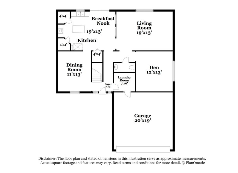 2,520/Mo, 7336 Overland Park Blvd Jacksonville, FL 32244 Floor Plan View