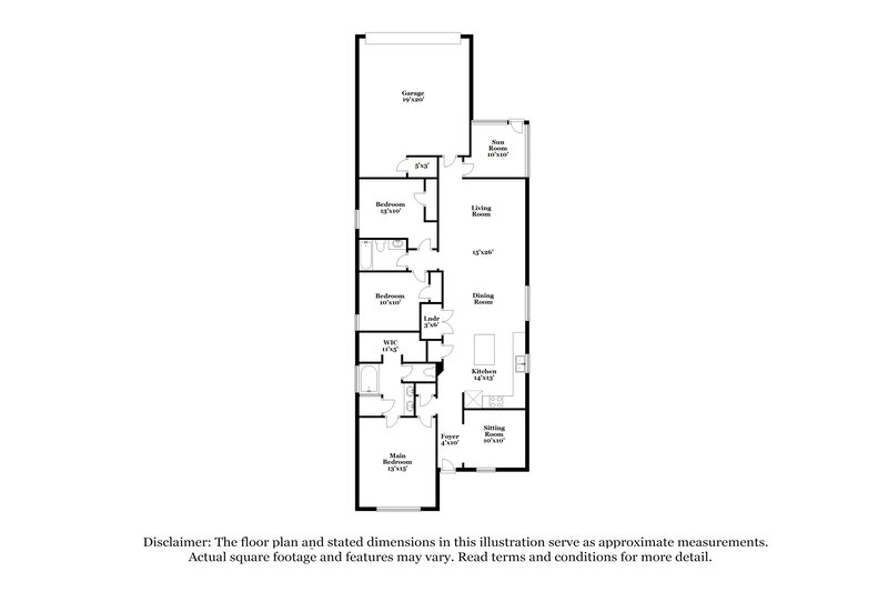 2,125/Mo, 210 Ashbury St Saint Augustine, FL 32092 Floor Plan View