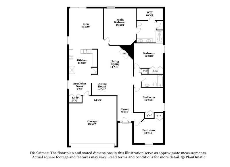 2,035/Mo, 1876 Harbor Island Dr Fleming Island, FL 32003 Floor Plan View