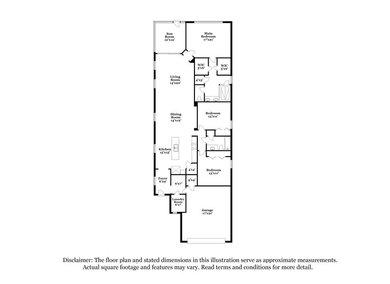 3,140/Mo, 99 Cottage Green Pl Saint Augustine, FL 32092 Floor Plan View