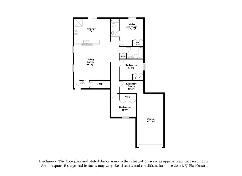 1,825/Mo, 250 Buck Run Way Saint Augustine, FL 32092 Floor Plan View