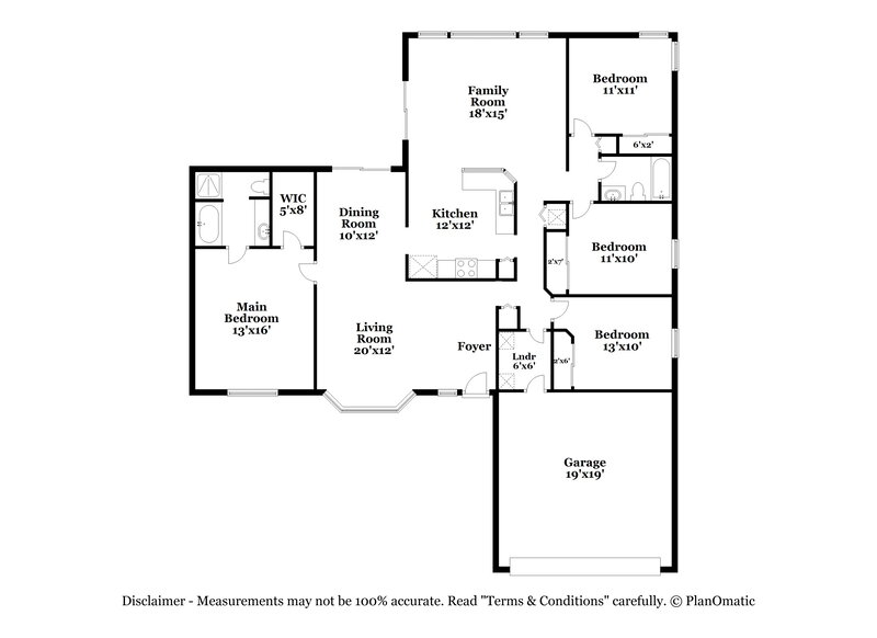 1,940/Mo, 9228 Whisper Glen Dr Jacksonville, FL 32222 Floor Plan View