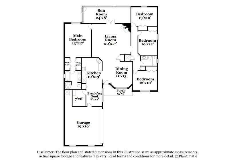 2,055/Mo, 2916 Majestic Oaks Ln Green Cove Springs, FL 32043 Floor Plan View