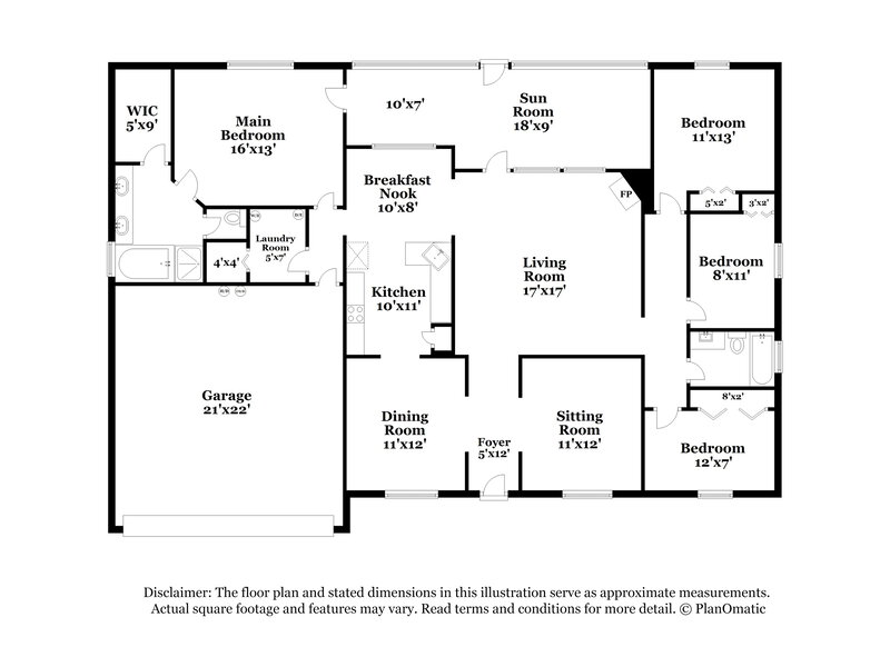 2,900/Mo, 2485 Larchwood St Orange Park, FL 32065 Floor Plan View