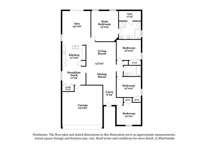 1,800/Mo, 8071 Timber Point Dr Jacksonville, FL 32244 Floor Plan View