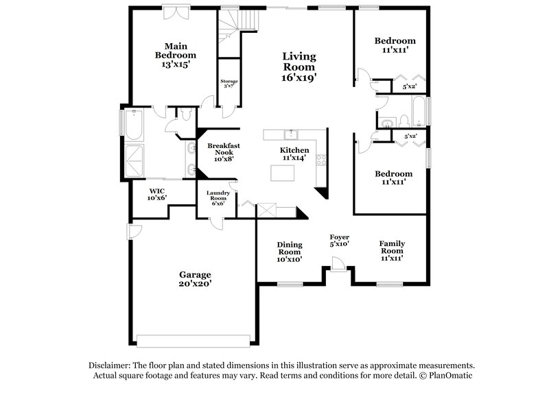 2,290/Mo, 10367 Shelby Creek Rd S Jacksonville, FL 32221 Floorplan View