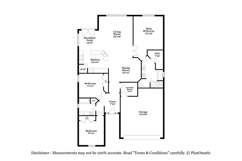 1,885/Mo, 1602 Elsa Dr Jacksonville, FL 32218 Floor Plan View