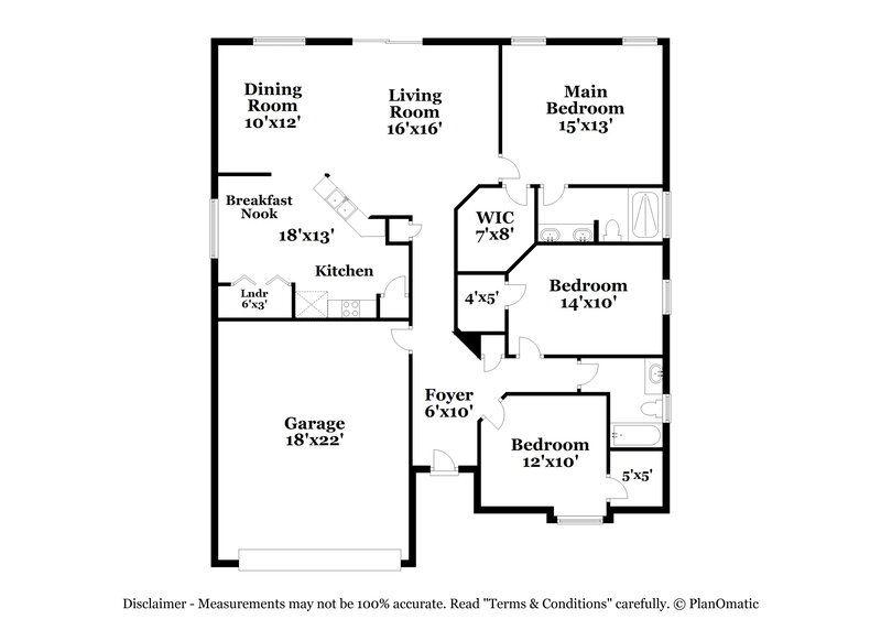 2,580/Mo, 8349 Swanton Ln Jacksonville, FL 32244 Floor Plan View